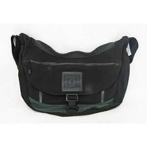 CHANEL Sport Messenger Bag Black